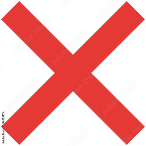 Gradient X letter icon, cross mark symbol isolated on white background