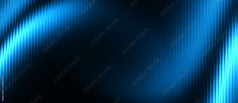 Obraz premium Abstract Blue Fractal Glass Gradient Background with Vertical White Light Highlights, Dark Modern Texture and Dynamic Energy for Technology, Digital Design, Wallpaper and Creative Projects