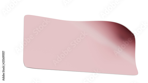 фотографія A smooth, organic shape in soft pink against a black background, suggesting fluidity and modern design