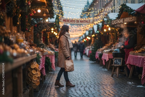 Christmas Market Scene