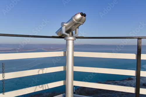 telescope, binoculars, observation deck, look, excursion, location, panorama
