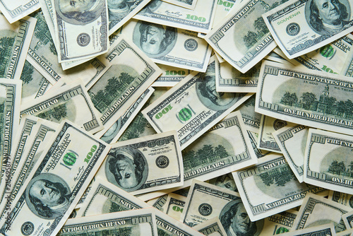 Money background,  one hundred dollar bills