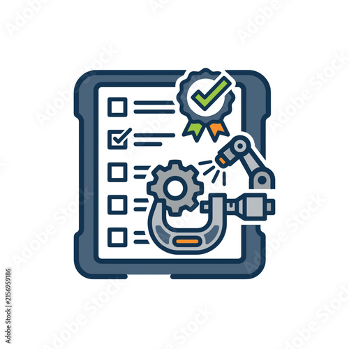 Industry smart factory icon set featuring automation, robotics, AI security, logistics, manufacturing, and sustainable production (2)