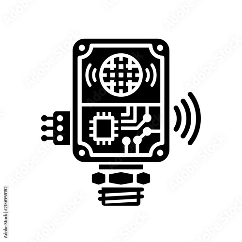 Industry smart factory icon set featuring automation, robotics, AI security, logistics, manufacturing, and sustainable production (2)