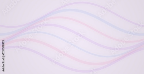 Abstract gradient wave silhouette with soft pink and white stripes
