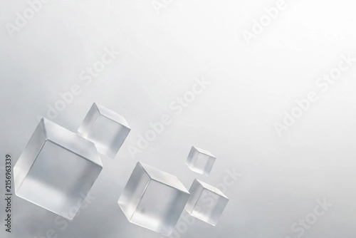 Geometric Abstract Structure with Minimal Composition and Modern Visual Design