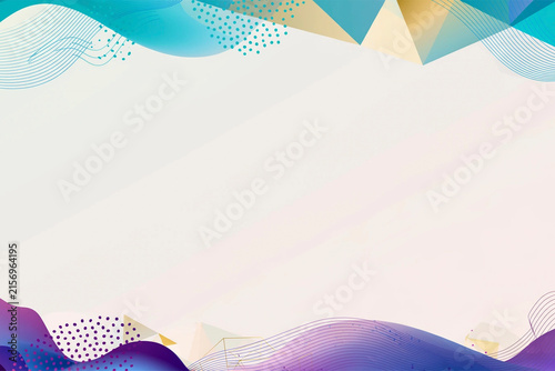 Geometric Abstract Background Template with Minimal Structure and Modern Harmony