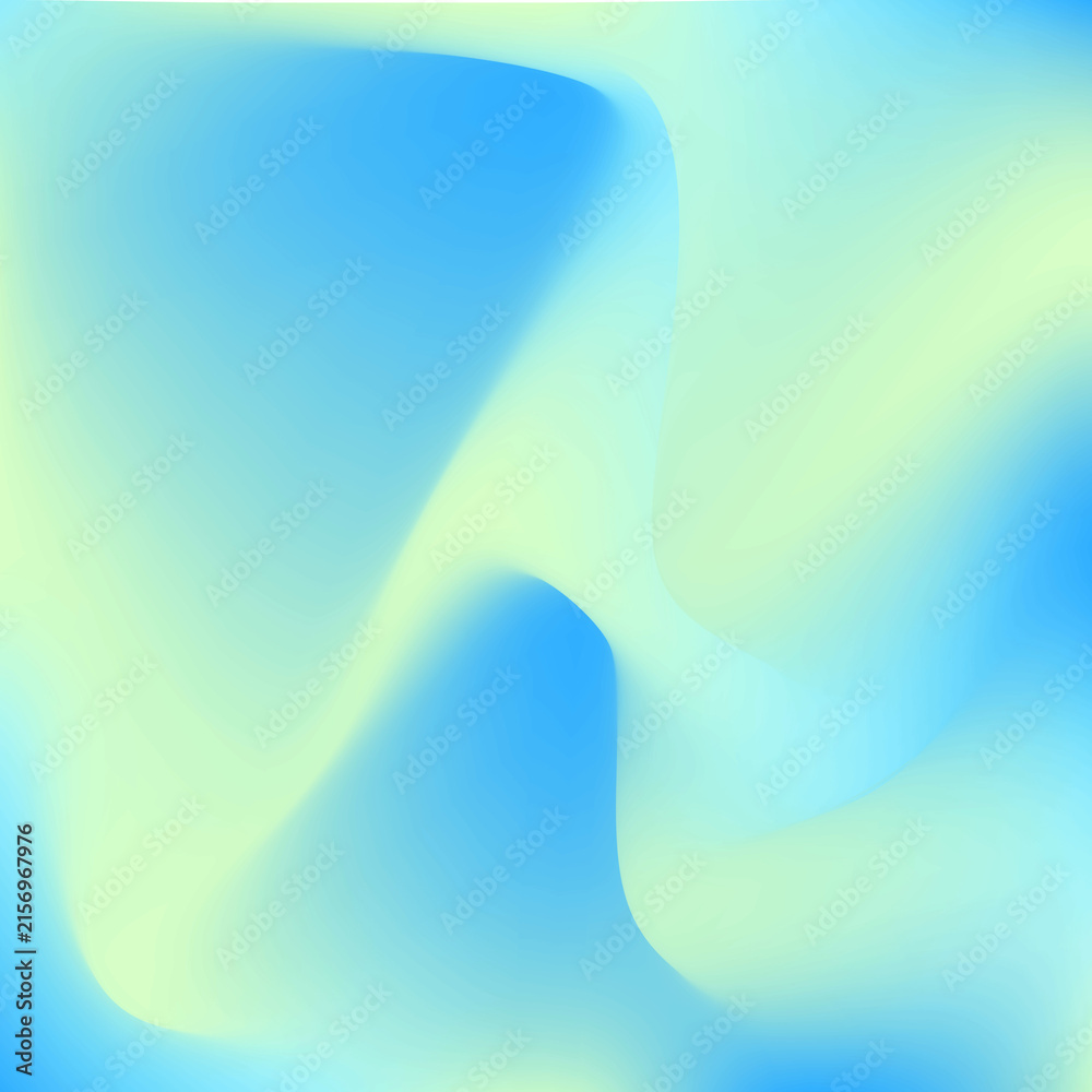Fototapeta premium abstract colorful background. blue mint green neon light sea summer happy color gradiant illustration. blue mint green color gradiant background