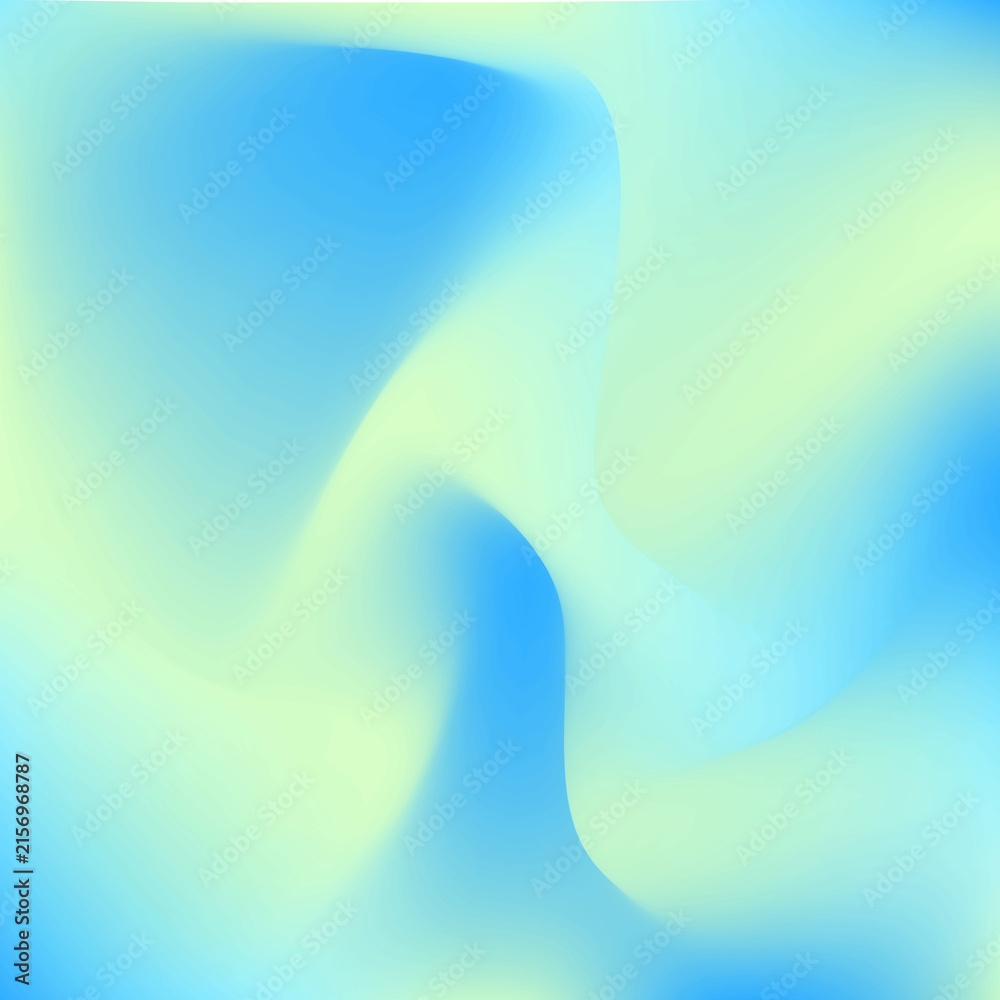 Fototapeta premium abstract colorful background. blue mint green neon light sea summer happy color gradiant illustration. blue mint green color gradiant background