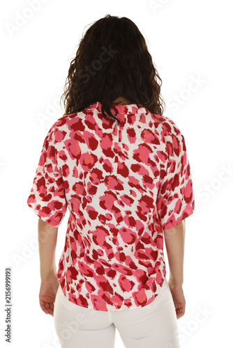 Fotografie Fashion photoshoot in a studio with a white background for e-commerce
