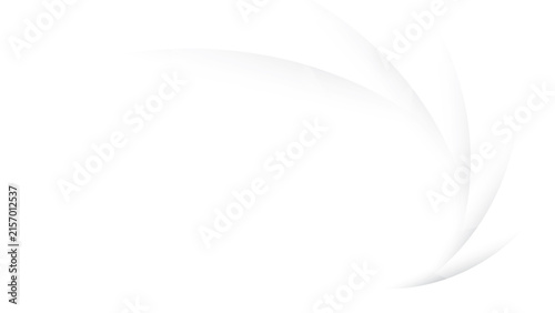 Abstract white and gray color, modern design stripes background with geometric curve lines, wavy pattern. Vector illustration.