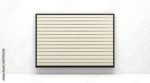 Slatwall Display Board for Modern Retail Merchandise and Product Setup