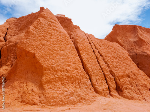 Towering Cliffs and Turquoise Sea, Canoa Quebrada, Ceará