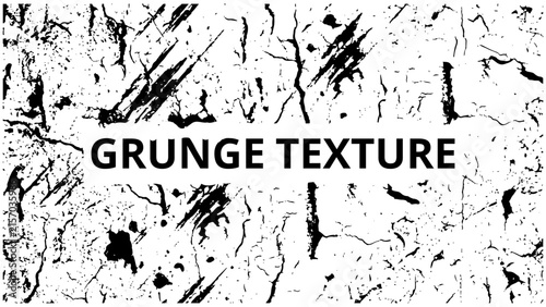 Black and White Grunge Texture Background with Speckle Noise Pattern