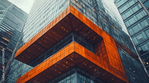 Modern office building corner.