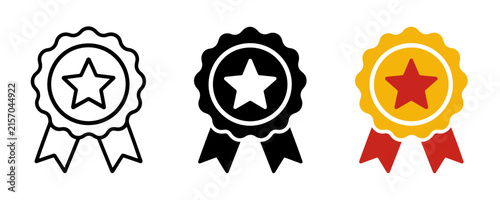 Принти на полотні Winner award icon