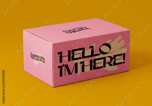 Cardboard Box Mockup