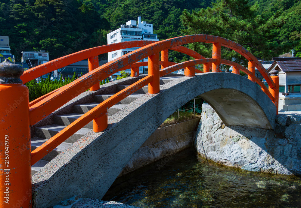 Fototapeta premium 弁天波止場の浮島橋