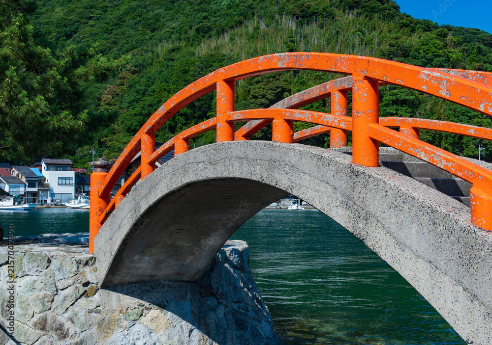 Fototapeta premium 弁天波止場の浮島橋