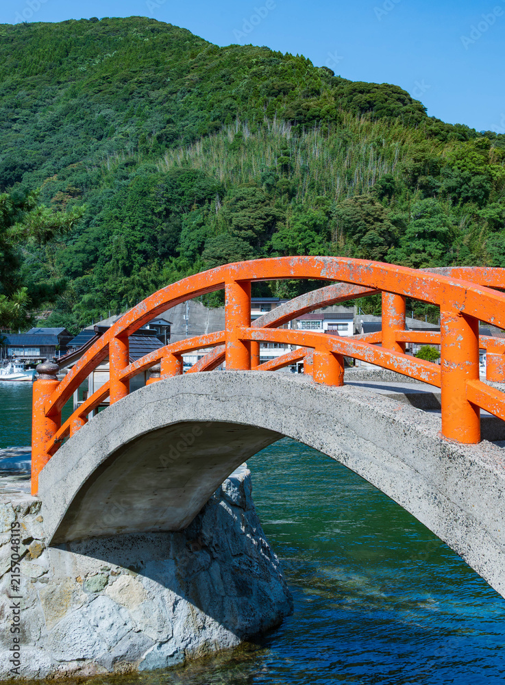 Fototapeta premium 弁天波止場の浮島橋