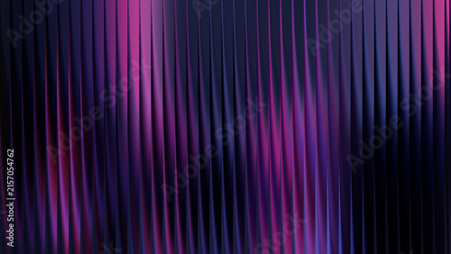 Abstract purple and blue metallic vertical stripes background for modern digital design presentations.