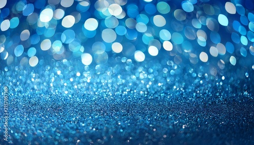 glitter sparkling light blue texture celebration bokeh blurred background