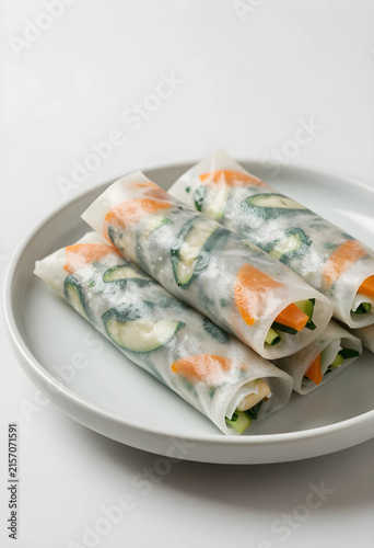 Fresh vegetable spring roll...