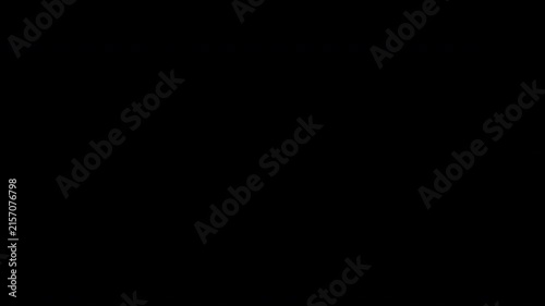 Abstract microscopic view of glowing biological cells and neurons firing loop
