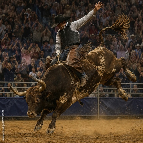 bull riding rodeo
