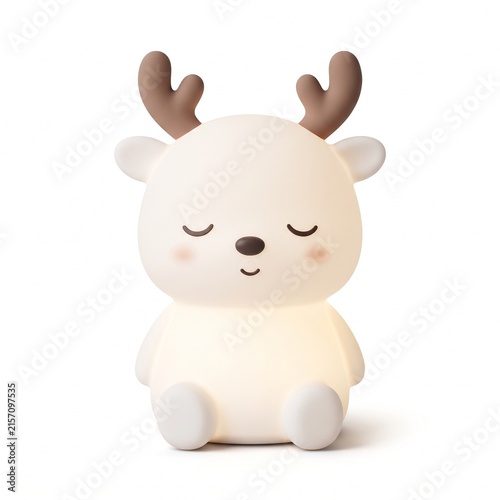 Cute Minimalist Reindeer Shaped LED Night Light.