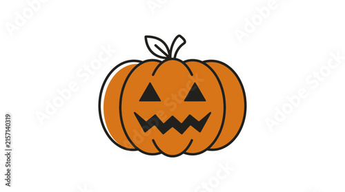 Halloween Pumpkin Jack O Lantern Isolated Transparent Background Vector