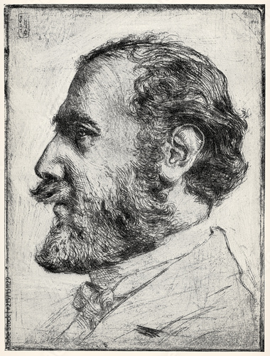 Foto Portrait of Alfred Kerr - German literary critic and theatre reviewer