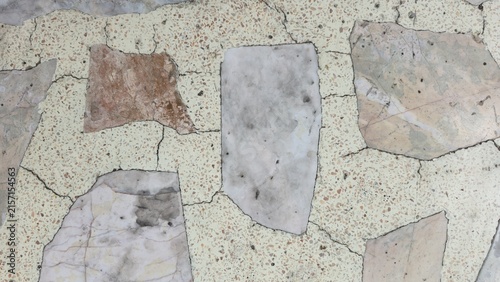 Картината върху платно Old vintage marble tabletop texture with a crack pattern