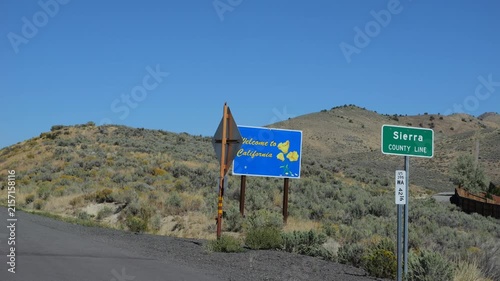 Welcome to California Public Welcome Sign
