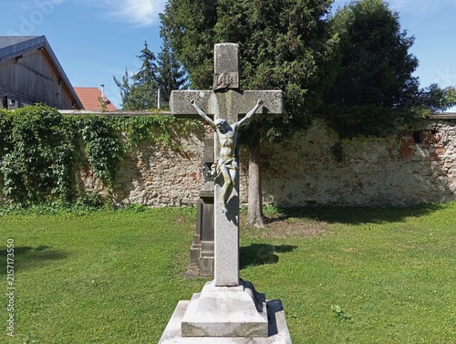 Принти на полотні TytułSłowa kluczoweStone cross with crucifix