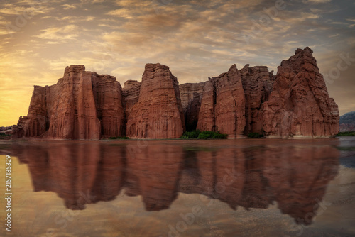 Los Castillos rock formations in Quebrada de Las Conchas Argentina 2024