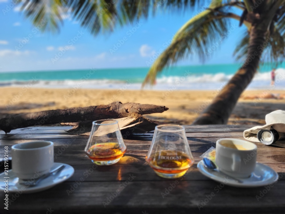 Fototapeta premium Plage de la Perle, Guadeloupe