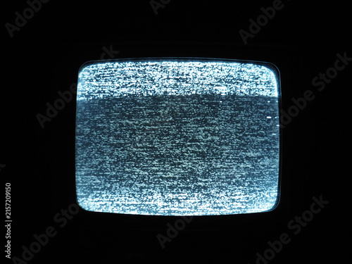 real detuned analog tv static noise glitch
