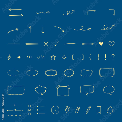 Doodle-style vector collection, perfect for business presentations, startup projects, marketing materials, social media graphics, websites, planners, presentations, branding and creative office design