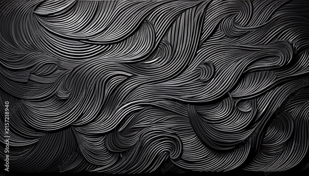 Fototapeta premium black handwritten cursive text texture on a plain background