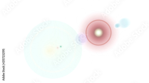 A visually stunning composition of glowing light orbs and lens flares, creating an ethereal and abstract aesthetic with soft, dreamy colors and a sense of cosmic wonder.