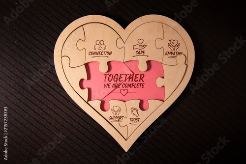 фотографія Together We Are Complete Puzzle.