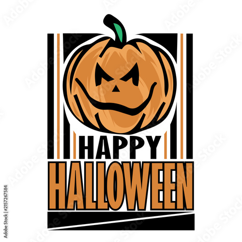 Halloween Pumpkin Vector T-shirt  Print Design