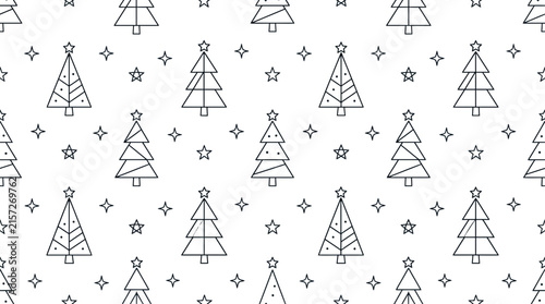 Christmas Tree Pattern Isolated