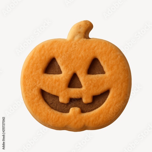 Obraz na płótnie Smiling pumpkin cookie decoration