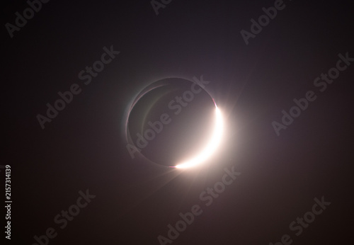 Amazing Diamond Ring During Total Solar Eclipse – Ultra Detailed Celestial Phenomenon Captured Through Telescope