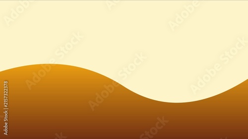 Abstract brown and cream wave motion background, minimalist smooth fluid gradient animation for presentations and branding 4k