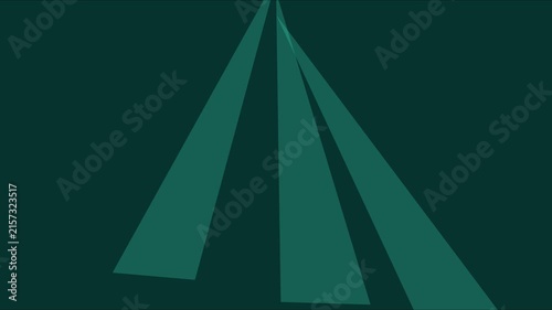 Abstract geometric motion animation 4k background, with converging dark, green lines and, dynamic light beams, for modern digital presentations