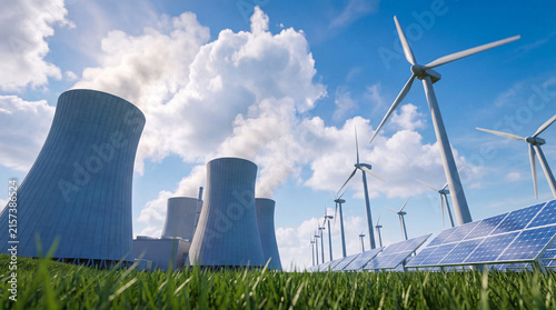 Canvastavla Sustainable energy integration combining solar wind with alongside wind turbines
