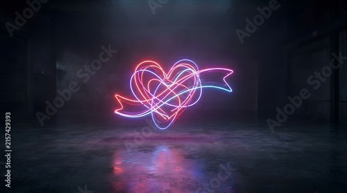 This captivating image showcases an abstract light painting likely created with long exposure photography resembling a ghostly ethereal form perhaps a spirit or specter